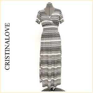 CristinaLove Short Sleeve Maxi Dress